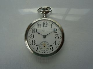 Antique Elgin B.  W.  Raymond Railroad 17 Jewel Grade 116 Size 18 Pocket Watch