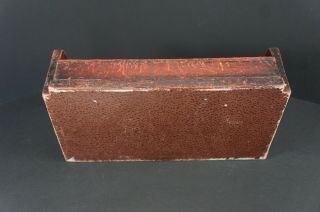 Cool miniature leather sofa Art Deco,  secret box,  Cigar humidor? 1940 ' s ? 5