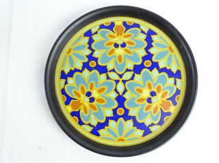 Antique Gouda Regina Pattern Charger Platter Holland 216 Teheran W.  B.  C1920s