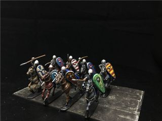 1/56 28mm Ancient DPS painted SAGA Norman Cavalry GH1316 2
