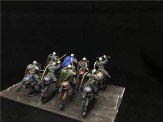 1/56 28mm Ancient DPS painted SAGA Norman Cavalry GH1316 4