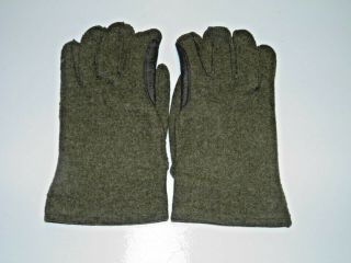 Ww 1 U.  S.  Army Winter Wool Gloves Size 10