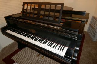 Rud.  Ibach Sohn Baby Grand Piano Circa 1913 Antique Rare Germany
