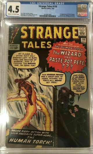 Strange Tales 110 Cgc 4.  5 - 1st Doctor Strange & Ancient One - Key End Game
