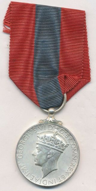 Great Britain - Imperial Service Medal - George Vi - Frank Wallace (bs058)