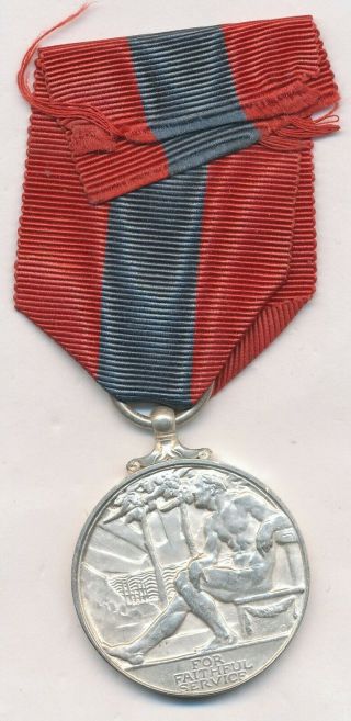 Great Britain - IMPERIAL SERVICE MEDAL - GEORGE VI - FRANK WALLACE (BS058) 2
