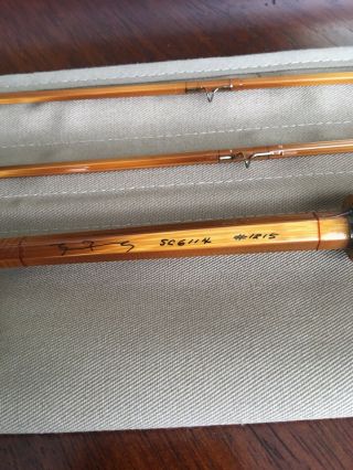 Scott SC Bernard Ramanauskas Edition Bamboo Fly Rod. 8