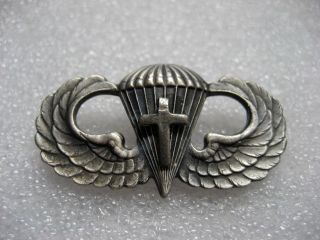 Us Army Badge Parachutist Basic Military Chaplain Pin