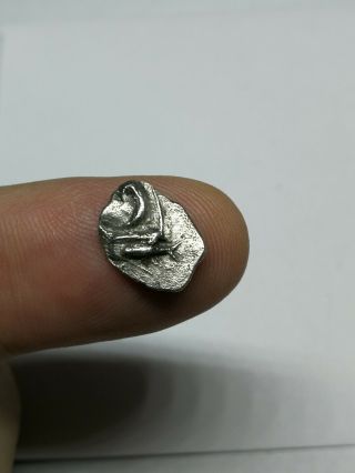 Ancient Greek Syracuse 480 - 475 Bc Silver Obol Coin 16