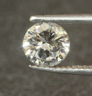 GIA loose certified.  93ct SI2 H round brilliant diamond vintage antique 2
