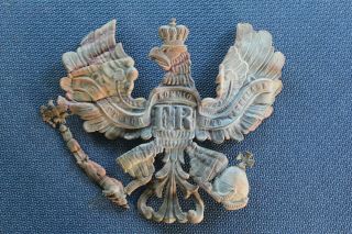 Ww1 Ww I German Soldiers Pickelhaube Wappen Plate