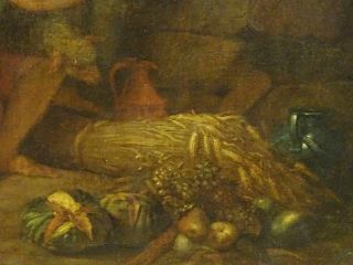 Fine Large 17th Century Italian Old Master Feast Of Bacchus Antique Oil Painting 12