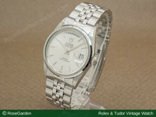 Tudor Prince Oyster Date Ref.  94710 SS Silver Automatic Authentic Men Watch 2