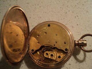 Antique Waterbury Watch Company pocket watch USA 5