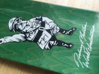 Vintage world industries Rodney Mullen shureshot skateboard deck 1990s deadstock 8