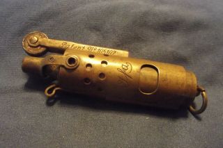 Ww I Vintage Cdn/british Brass Trench Cigarette Lighter Made In Austria