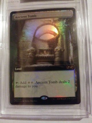 Ancient Tomb - Ultimate Masters Box Topper,  Bgs 10 Pristine.  5 From Black Label