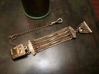 Antique Gold Filled Victorian Pocket Watch Fob Chain Seal