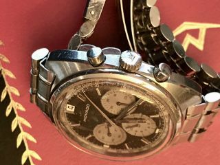 collectors 1969 Movado / Zenith El Primero FIRST 100 MADE vintage chronograph 11