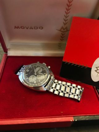 collectors 1969 Movado / Zenith El Primero FIRST 100 MADE vintage chronograph 7