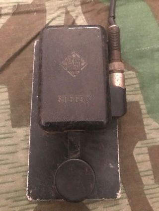 Ww2 Wwii German Telegraph Morse Key Bakelite Telefunken Wehrmacht Marked 1934 - 36