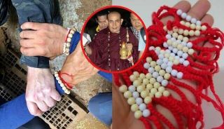 Bracelet Rope Sai Sin Kruba Boonchum Thai Amulet Rich Wealth Luck Protect Lifet