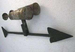 Old Iron Weather Vane Binocular Weathervane,  Nickle