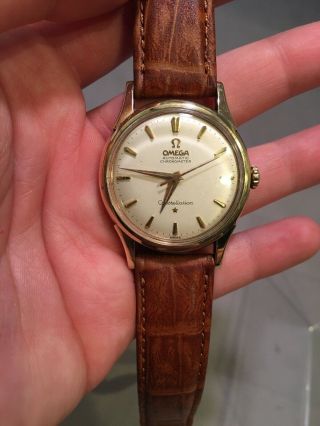 Vintage Solid 14k Gold Omega Automatic Chronometer 24j Constellation - Perfect 3