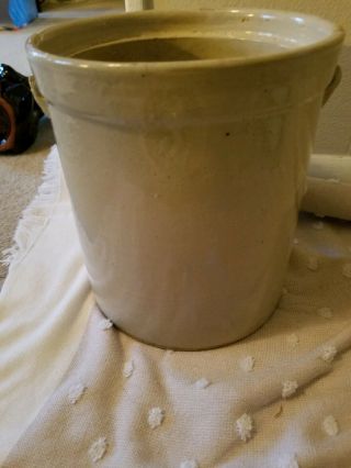 Rare - Redwing 5 LB HAZEL Butter Crock With Lid - Lid has chips. 3