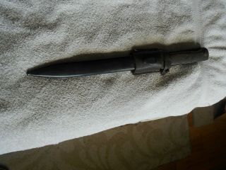 Ww2 German K98 Mauser Rifle Bayonet W Scabbard & Leather Frog Good Blade 1944