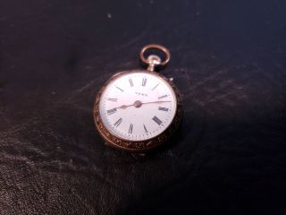 Vintage Vera 800 Silver Case Open Face Pocket Watch