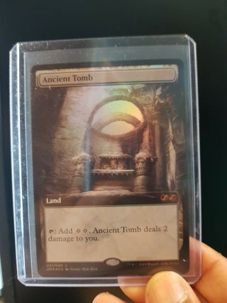 [mtg] Ancient Tomb Foil | Nm - | Ultimate Masters Topper | - Pack Fresh -