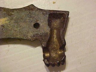 ANTIQUE CAST IRON A.  P.  W.  PAPER CO.  TOILET PAPER HOLDER ALBANY YORK 4
