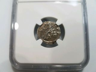 Marcus Aurelius Roman Empire NGC XF AD 161 - 180 AR Denarius Silver Ancient Coin 5