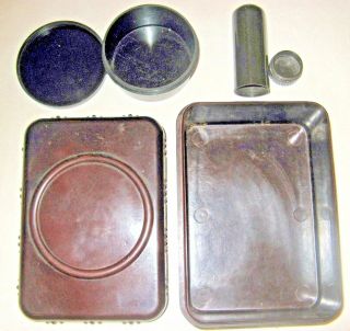 Ancient Raw Cutting Machine,  Bakelite Box Soap and Cream Set German soldier WW2 6