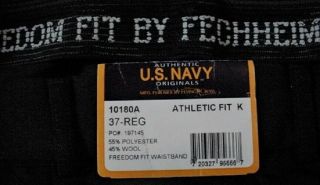 U.  S.  Navy Dress Blue Poly - Wool Trousers -
