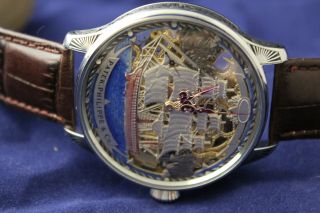 Men ' s Vintage Watch PATEK PHILIPPE,  Sea Motives,  Engraved movement. 5