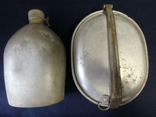 Wwi U.  S.  Mess Kit And Canteen,