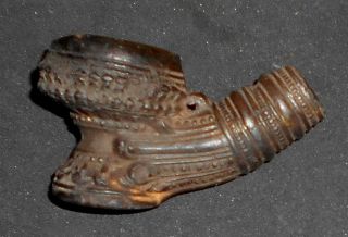 1 Old Pipe 500 - 700 Years Old Field Dig From Thailand Burma Border