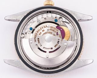 Vintage 1965 Rolex Steel & Gold 1625 Turn - O - Graph Datejust w/ Thunderbird Bezel 5