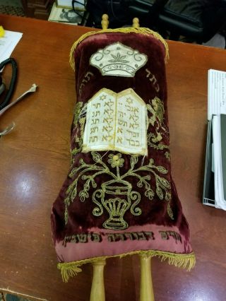 Very Large Antique Ashkenazi Sefer Torah.