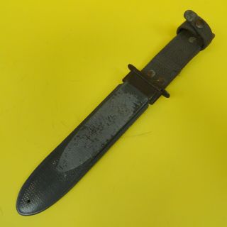 U.  S.  NAVY MK 2 COMBAT SURVIVAL KNIFE W/SHEATH - ROBESON - SHUREDGE 6