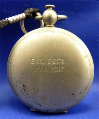 1917 Wwi Engineer Department Leedlaw Compass 1224