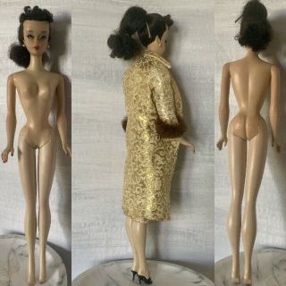 RARE Vintage 1959 850 1 Barbie BODY w 3 Ponytail HEAD Dr Lori Valued @ $3500 7