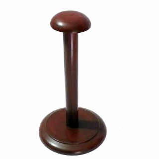 Wooden Helmet Stand Display Stand For Medieval Helme Foldable Red Stand Armor