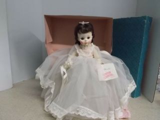Madame Alexander Vintage Doll Bride Box With Tag 1570