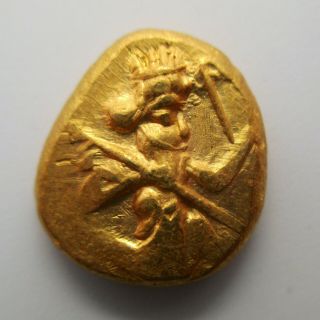 485 - 420 Bc Achaemenid Empire Darios I To Xerxes Ii Gold Coin Av Daric Ancient Nr