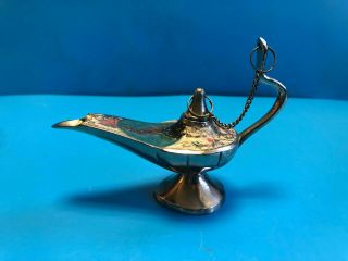 Authentic Genie Lamp Sultan Djinn Wish Granting Spirit Antique Relic ULTRA RARE 2