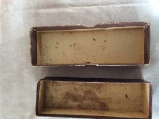 Vintage Harkauf Bucktail Wooden Minnow Box / Box only 7