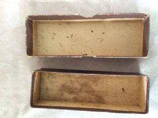 Vintage Harkauf Bucktail Wooden Minnow Box / Box only 8